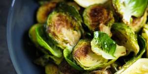 Easy does it:Brussels sprouts with browned butter.