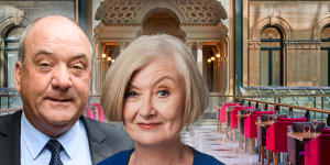 Daryl Maguire and Kate McClymont had coffee at the Westin Hotel (now the Fullerton Hotel).
