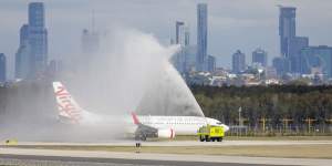 Brisbane Airport’s new runway opened on July 12,2020. 