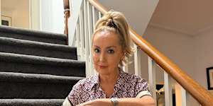 Melissa Hoyer and her dog,Scout. Burglars “take the quiet assumption that you’re safe while you sleep”.
