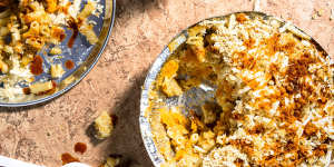 Comforting:Zacchary Bird's butternut pumpkin mac'n'cheese recipe.