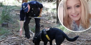 A bushland search has begun in the investigation into the disappearance of Jessica Zrinski.