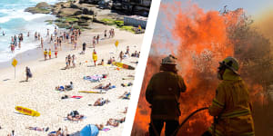Balmy or bushfires? There is a 50/50 chance of an El Nino weather system next summer,which can bring drought,heatwaves and bushfires.