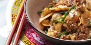 Sichuan spicy pork and noodles
