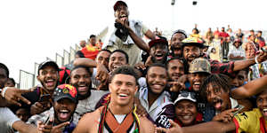 Man of the people:PNG’s rising star Cooper Bai.