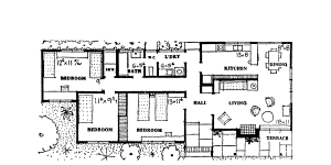 The T377 plan. Estelle Pratt has lived in a slightly modified version of this house for 64 years.
