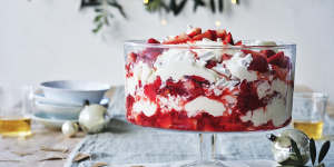 Julia Busuttil Nishimura’s strawberry and rose Eton mess.