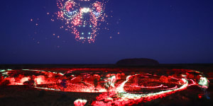 One of the world’s biggest light shows dazzles in the desert