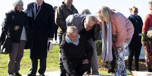 There was an emotional response to the opening of The Bondi Memorial:Rise at Marks Park in Tamarama on Saturday.