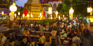 Though small in population,Chiang Mai is a vibrant city.