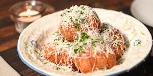 Gnocco fritto,garlic,grana padano.
