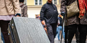 Rolling heavy suitcases through Europe’s cobblestone streets is challenging.