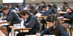 Bentleigh Secondary College students were among the 45,783 Victorians to sit the English exam this year.