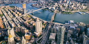 The view from Manhattan to Brooklyn. Each neighbourhood within Brooklyn has its own atmosphere. 