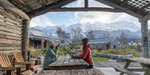 The Headwaters EcoLodge in Glenorchy is a regenerative stay.