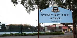 Sydney Boys High is one of the selective schools offering accelerated HSC courses.