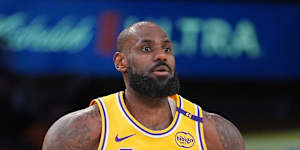Los Angeles Lakers superstar,and one of the greatest players of all-time,LeBron James.