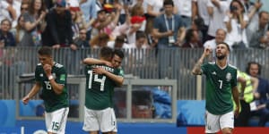 Mexico stun champions Germany in World Cup opener