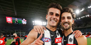 Collingwood’s Nick and Josh Daicos were both named in the 2023 All-Australian side.
