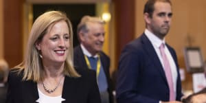 Finance Minister Katy Gallagher says it was a shock when the $20.8 billion cost of public service outsourcing was revealed.
