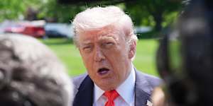 US President Donald Trump