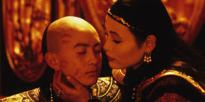 Joan Chen and Tao Wu in The Last Emperor.