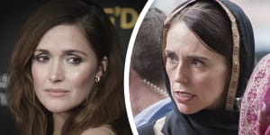Australian Rose Byrne is reportedly attached to play New Zealand PM Jacinda Ardern.