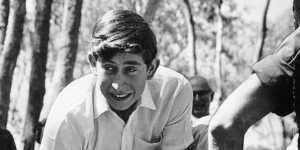 Prince Charles as a schoolboy at Timbertop in Victoria in 1966.