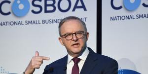 Prime Minister Anthony Albanese:“Our government is pro-business and pro-worker.” 
