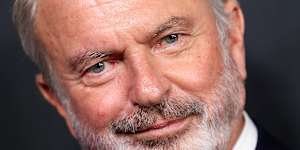 Sam Neill at the world premiere of The Portable Door in Sydney in 2023.