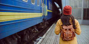Solo train travel is never a barrier to finding company.