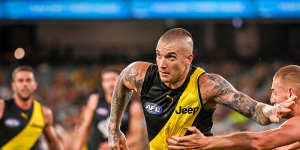 Dustin Martin was incredible as ever as the Tigers beat Carlton in the AFL season opener.