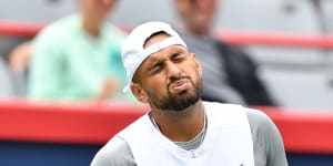 Family concerns weigh on Kyrgios as he runs out of steam