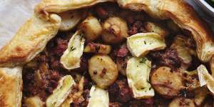 Helen Goh’s tartiflette galette.