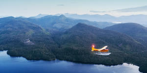 With few roads,bush planes are often the only way for Alaskan locals to leave remote communities.