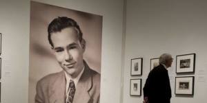 Works from Andy Warhol's early life line the walls at the Andy Warhol Museum in Pittsburgh.