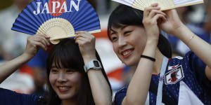 Japan's historic World Cup win over Colombia lifts mood after quake