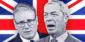 Keir Starmer and Nigel Farage