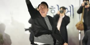 Yoon Suk Yeol,the presidential candidate of the main opposition People Power Party. 
