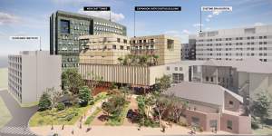 An artist’s impression of the Royal Prince Alfred Hospital redevelopment.