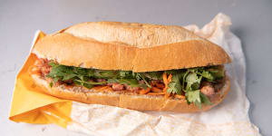 The classic banh mi pork roll from Phuoc Thanh in Richmond.