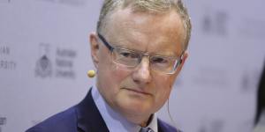 Reserve Bank of Australia governor Philip Lowe said the economy had grown below trend over the past year.
