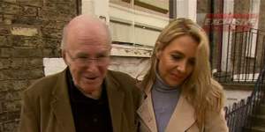 Leanne Edelsten with Clive James. She revealed they had an eight-year affair in 2012.