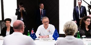 ‘Russia is increasingly isolated’:Albanese hails G20 statement on war