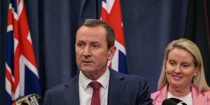 Western Australian Premier Mark McGowan announcing his retirement.