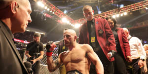 ‘Let’s get that second belt’:Volkanovski to chase history in Perth