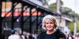 Multiple frock changes seal Julie Bishop’s role as style ambassador