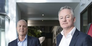 Fairfax Media chief executive Greg Hywood and Nine boss Hugh Marks announced plans for a merger on Thursday.