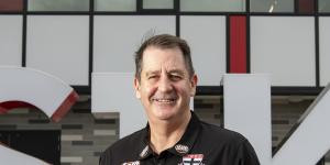 Back on deck:Ross Lyon has returned to St Kilda as coach for a second stint.