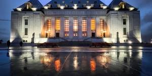 The Supreme Court of Canada in Ottawa,Ontario.
